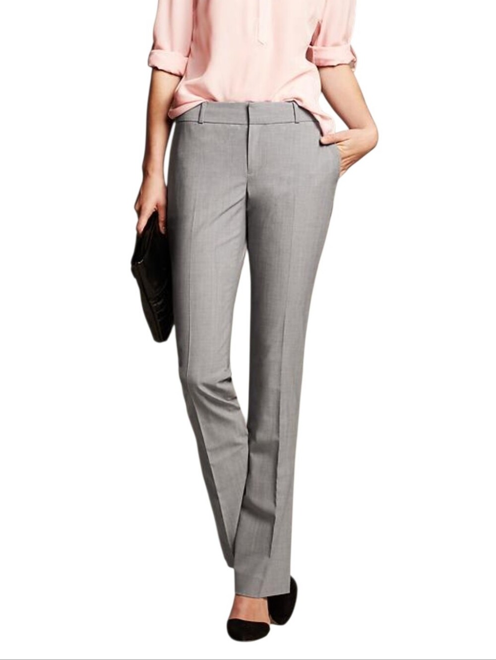 Banana Republic Women's Light Gray Dress Trousers